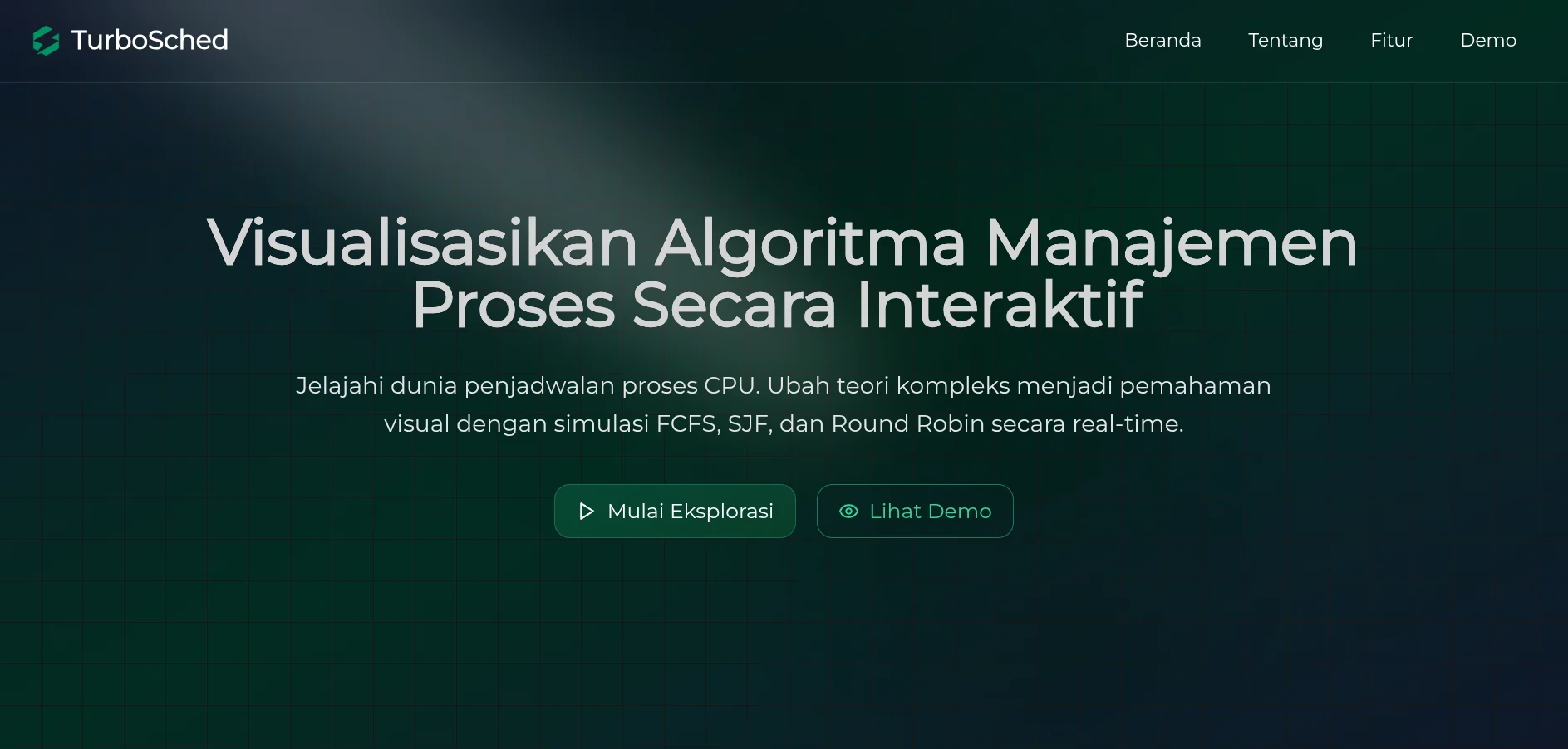 TurboSched Website Screenshot
