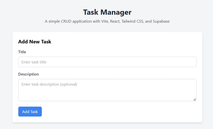 Task Management App Screenshot